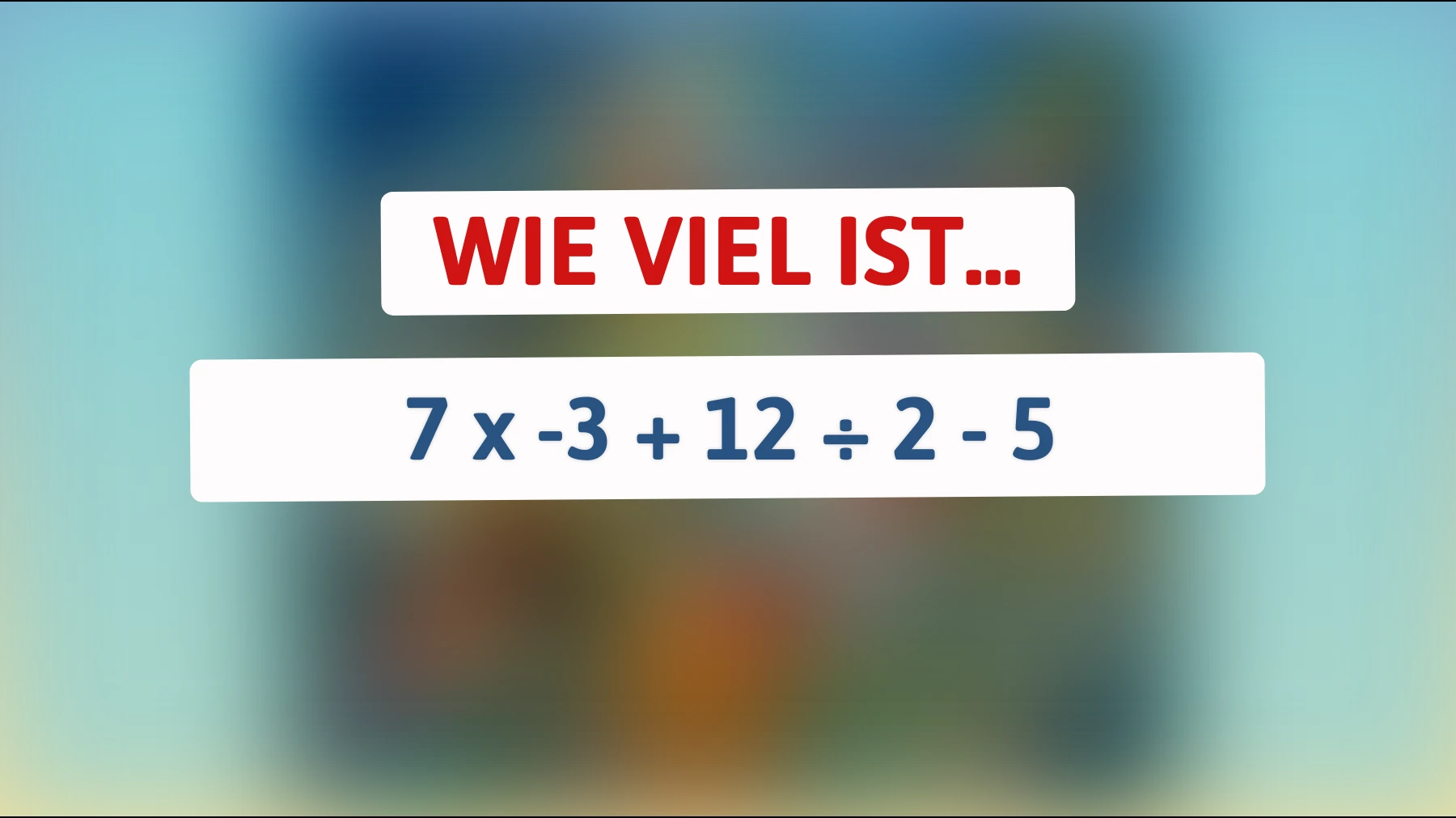 Nur 1% der Menschen können dieses knifflige Mathe-Rätsel lösen – gehörst du dazu?"
